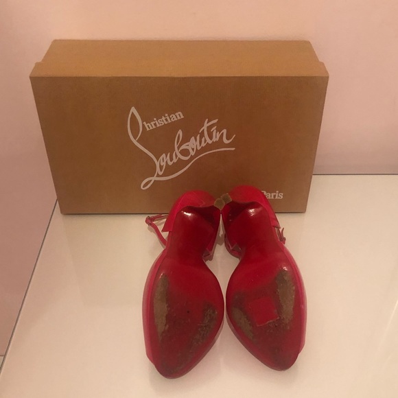 LIMITED EDITION CHRISTIAN LOUBOUTIN BARBIE 50thANNIVERSARY PINKPEEPTOE HEELS - Picture 8 of 16